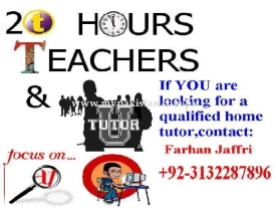 acca tutor, bba tutor in karachi, accounting tutor